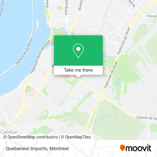 Quebaneur Imports map