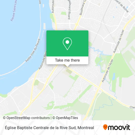 Église Baptiste Centrale de la Rive Sud map