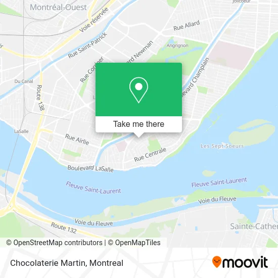 Chocolaterie Martin map