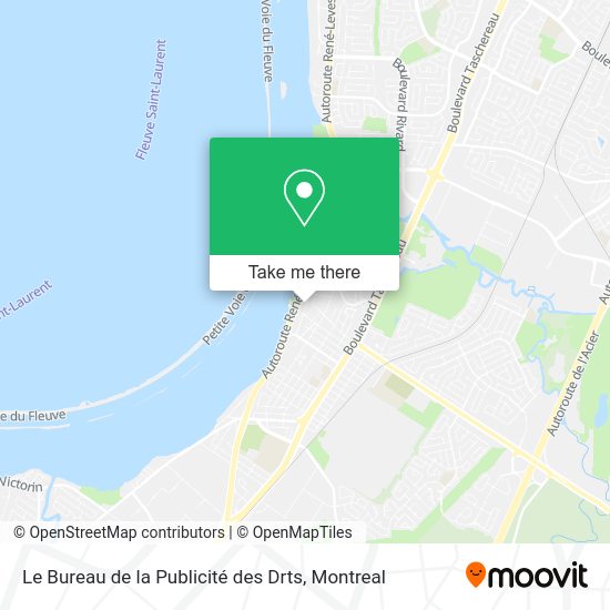 Le Bureau de la Publicité des Drts map