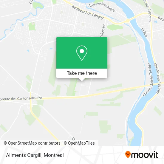 Aliments Cargill map