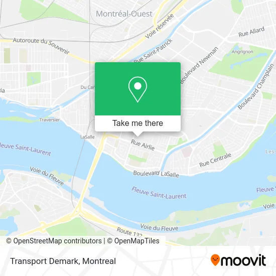 Transport Demark map