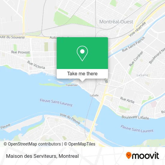 Maison des Serviteurs map