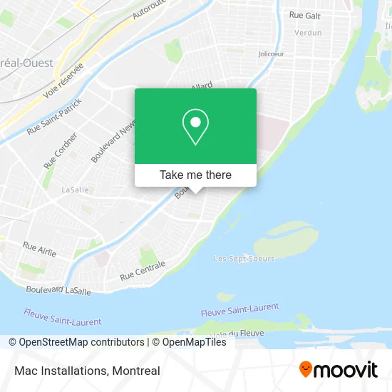 Mac Installations map