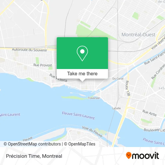 Précision Time map