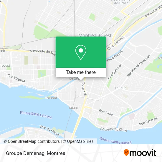Groupe Demenag map