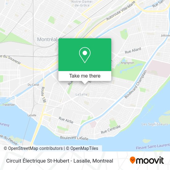 Circuit Électrique St-Hubert - Lasalle map