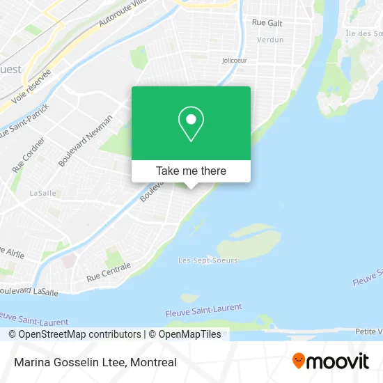 Marina Gosselin Ltee map