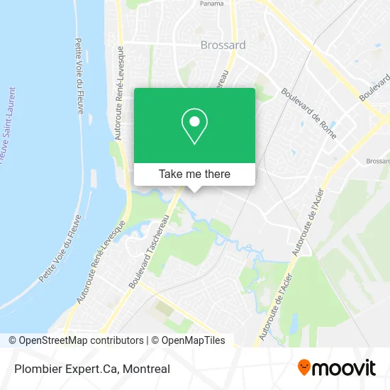 Plombier Expert.Ca map