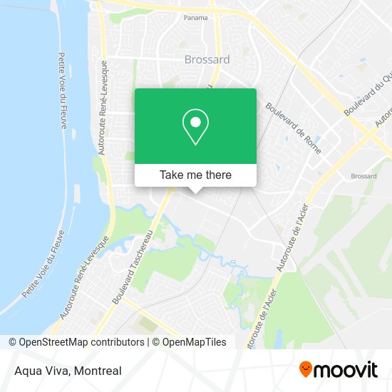 Aqua Viva map