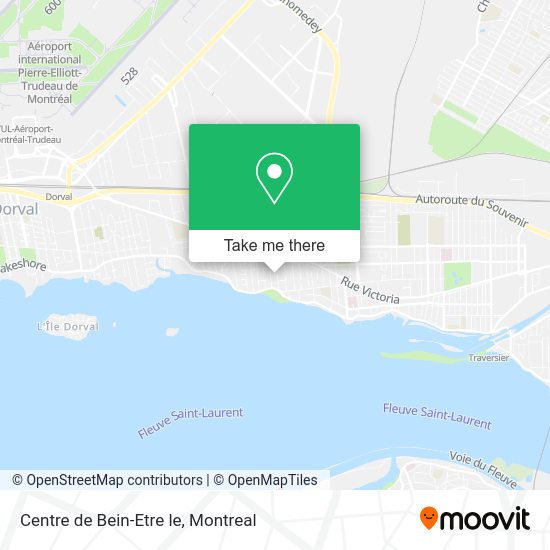 Centre de Bein-Etre le map