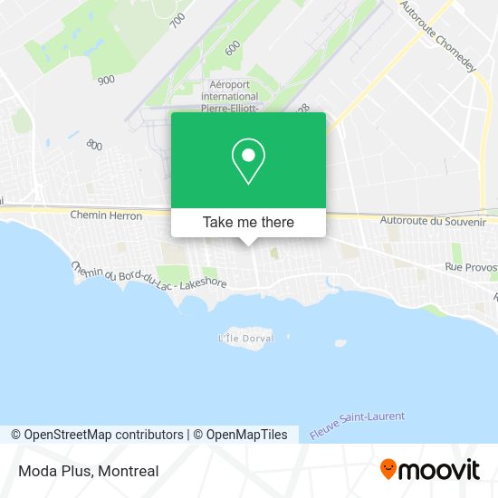 Moda Plus map