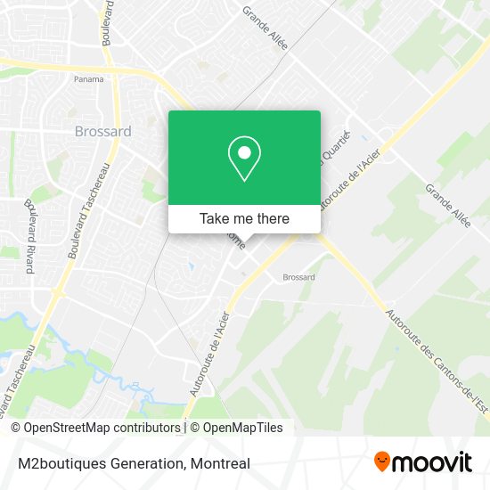 M2boutiques Generation map