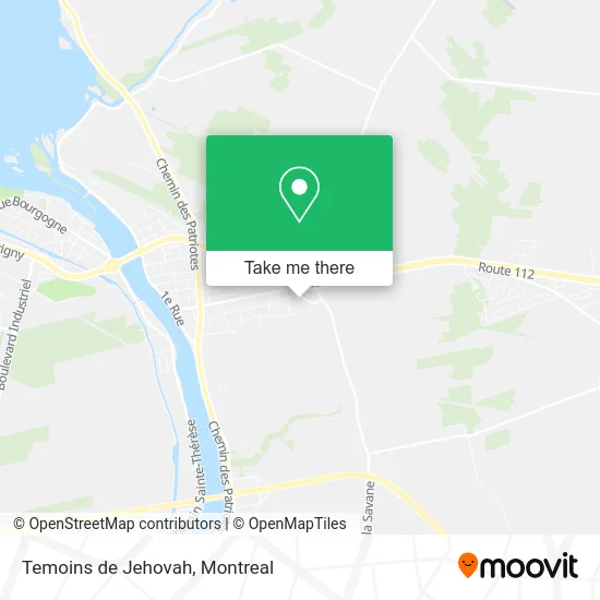 Temoins de Jehovah map