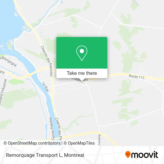 Remorquage Transport L map