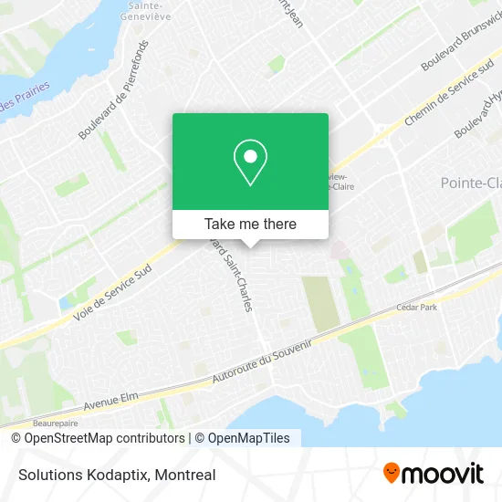 Solutions Kodaptix map