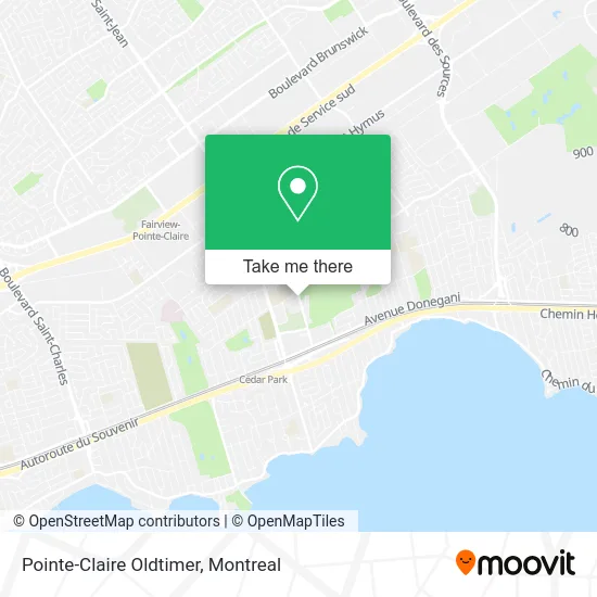 Pointe-Claire Oldtimer map