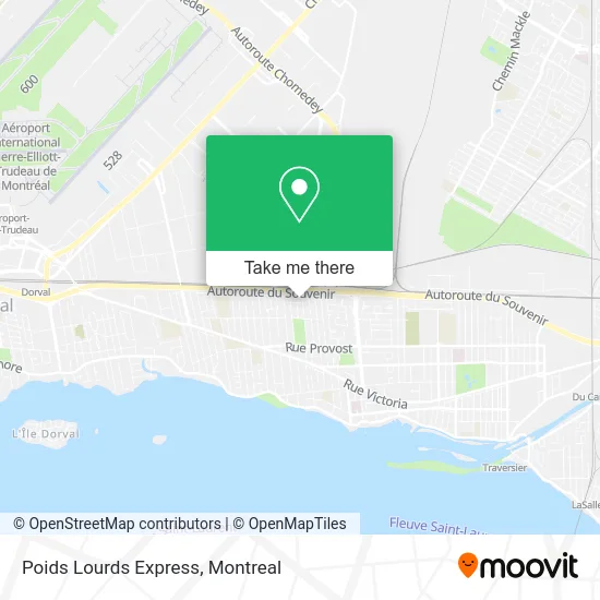 Poids Lourds Express map