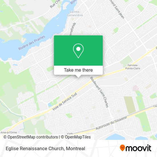 Eglise Renaissance Church map