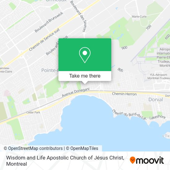 Wisdom and Life Apostolic Church of Jésus Christ map