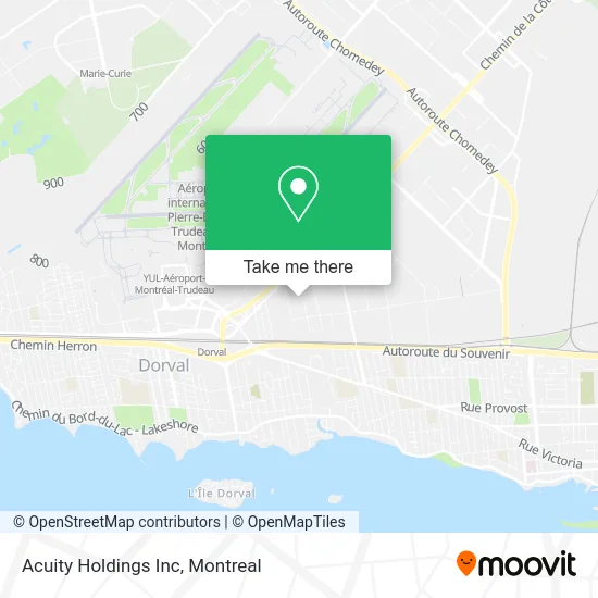 Acuity Holdings Inc map