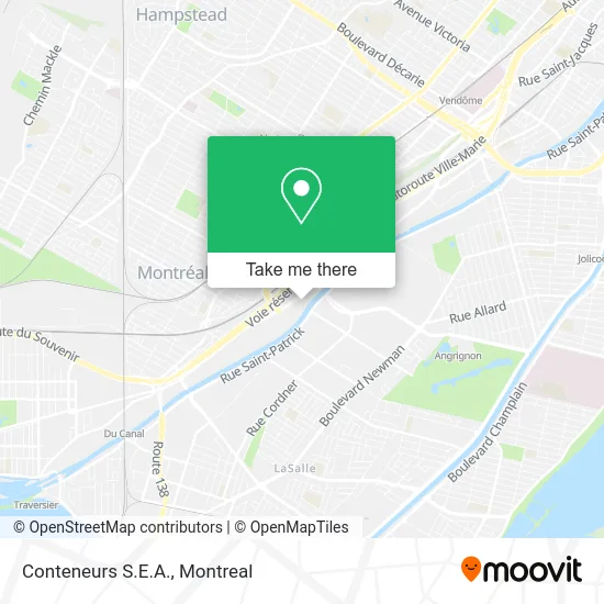 Conteneurs S.E.A. map