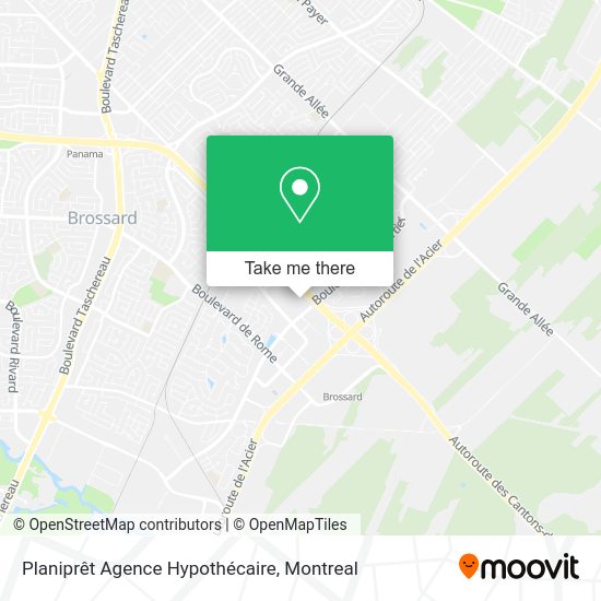 Planiprêt Agence Hypothécaire map