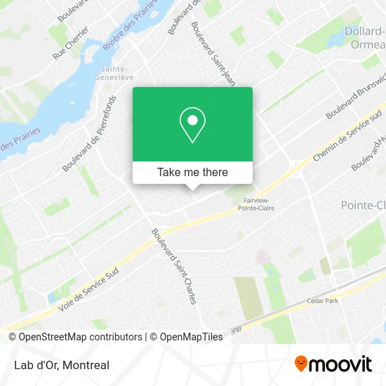 Lab d'Or map