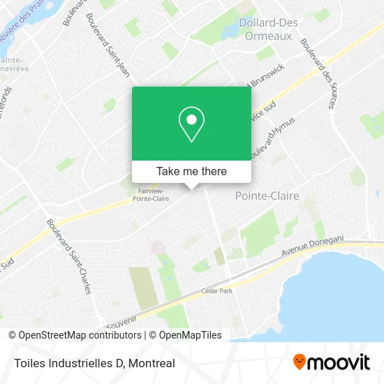 Toiles Industrielles D map