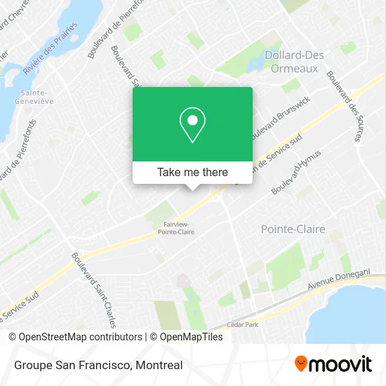 Groupe San Francisco map