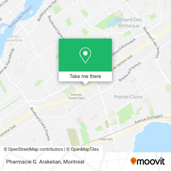 Pharmacie G. Arakelian map