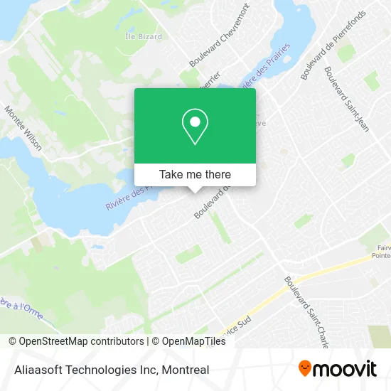Aliaasoft Technologies Inc map
