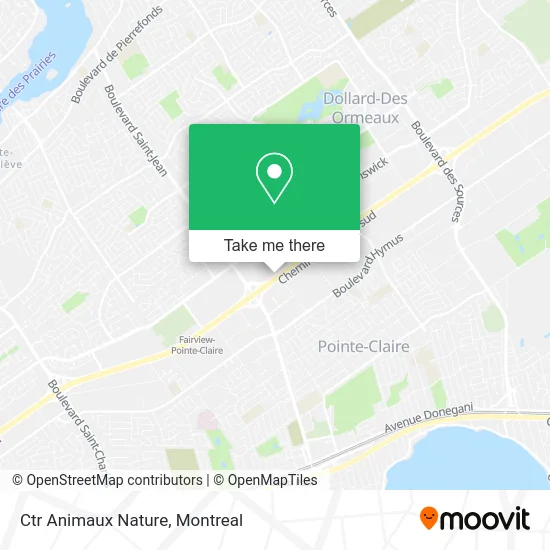 Ctr Animaux Nature map