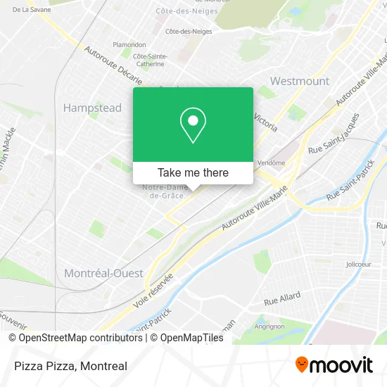 Pizza Pizza map