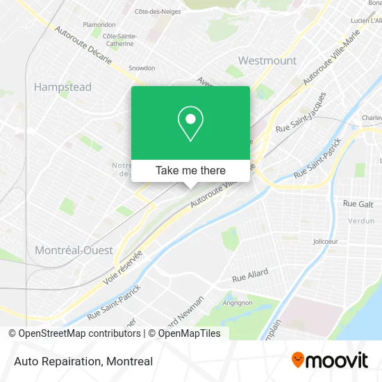 Auto Repairation map