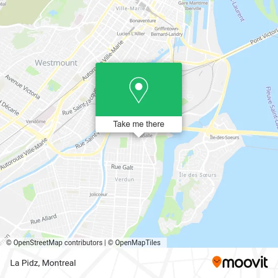 La Pidz map