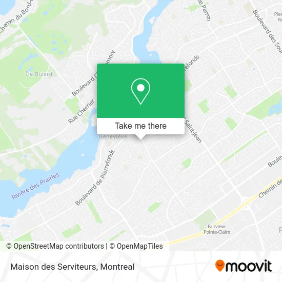 Maison des Serviteurs map