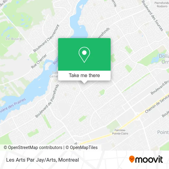 Les Arts Par Jay/Arts map