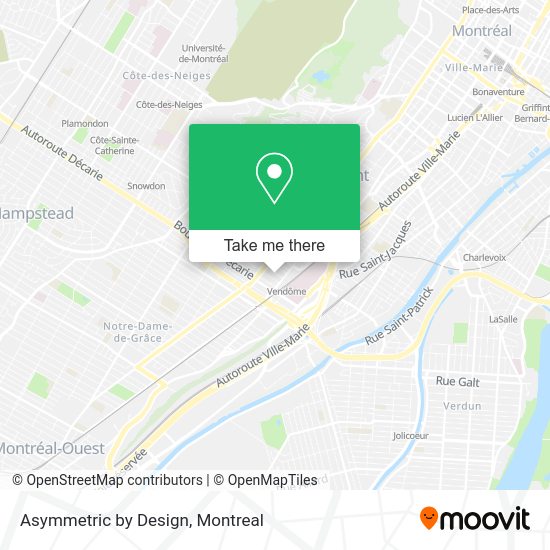 Asymmetric by Design map
