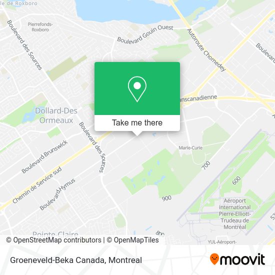 Groeneveld-Beka Canada map