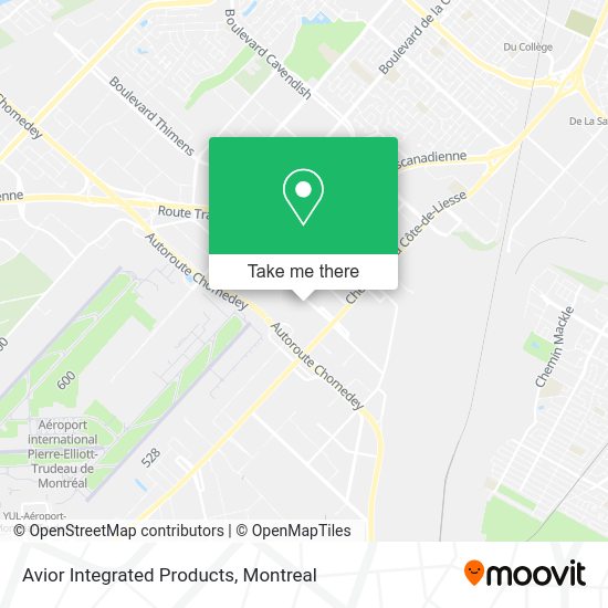 Avior Integrated Products map