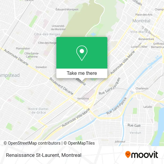 Renaissance St-Laurent map