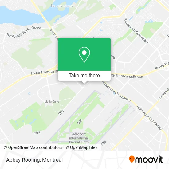 Abbey Roofing map