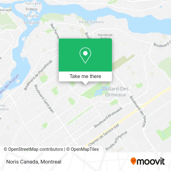 Noris Canada map