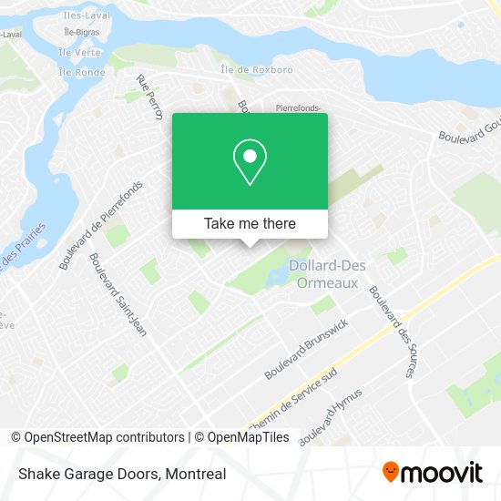 Shake Garage Doors map