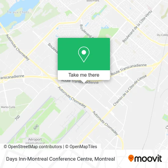 Days Inn-Montreal Conference Centre map