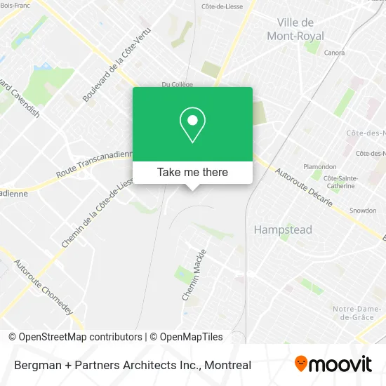 Bergman + Partners Architects Inc. map