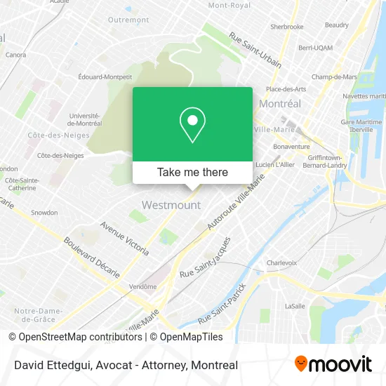 David Ettedgui, Avocat - Attorney map