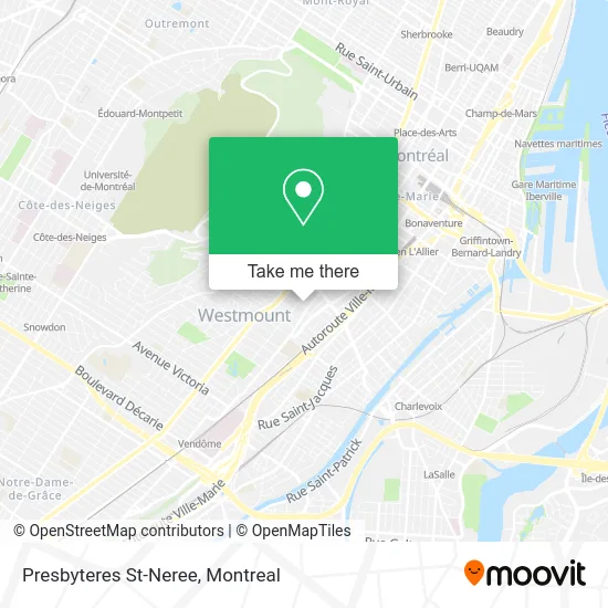 Presbyteres St-Neree map