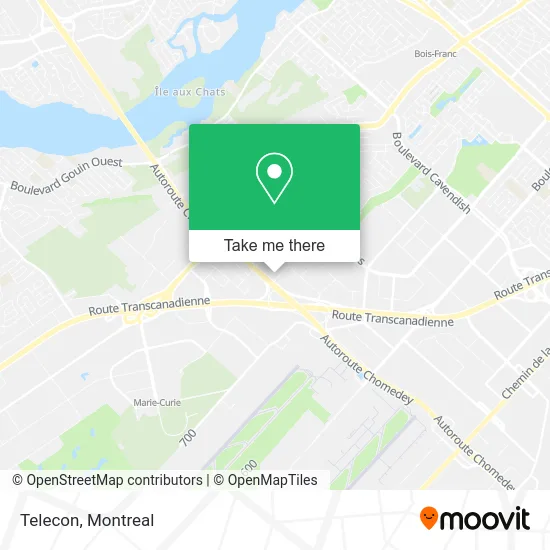 Telecon map
